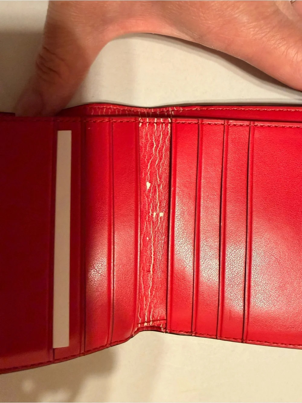 Coach Trifold Wallet in pink and Brown